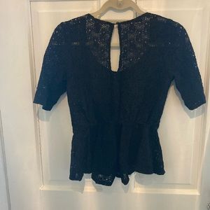 Black lace top